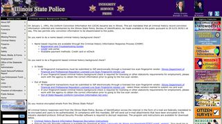 
                            11. Crime Information - Illinois State Police