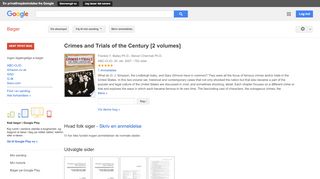 
                            12. Crimes and Trials of the Century [2 volumes]