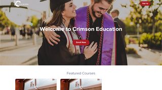 
                            3. Crimson Education: Homepage