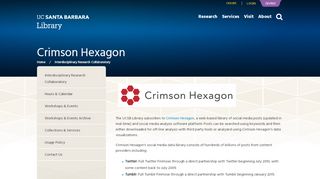 
                            9. Crimson Hexagon | UCSB Library