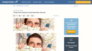
                            6. Cringe-free Pitching for Email Newsletter Sign Ups | Constant Contact ...