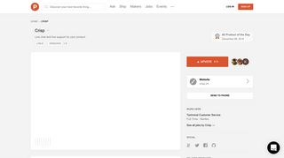 
                            7. Crisp - Live chat and live support for your product | Product Hunt
