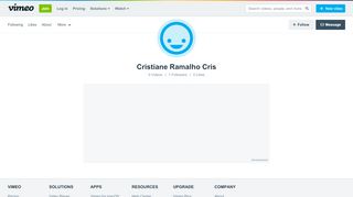 
                            5. Cristiane Ramalho Cris on Vimeo