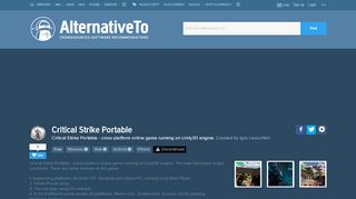 
                            11. Critical Strike Portable Alternatives and Similar Games - AlternativeTo ...