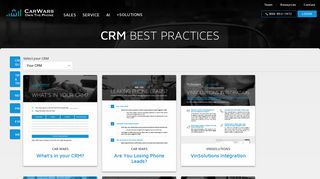 
                            8. CRM Best Practices| Car Wars