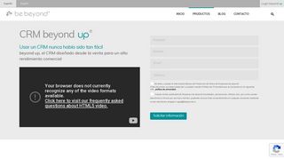 
                            1. CRM beyond up | Dirige a tu equipo a una venta segura • be beyond