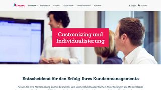 
                            3. CRM-Customizing: Mit ADITO bleiben Sie anpassungsfähig!