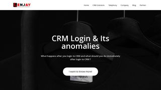 
                            3. CRM Login & Security - Enjay IT Solutions