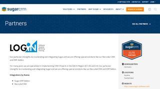 
                            2. CRM Partner: LOGIN EDV-SOFTWARE | SugarCRM