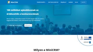 
                            3. CRM rendszer sikeres vállalkozásoknak • MiniCRM