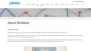 
                            3. CRM & Sales Software, About Us | BluWave Software