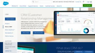 
                            3. CRM Software: Customer Relationship Management - Salesforce