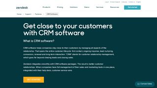 
                            9. CRM Software | Zendesk