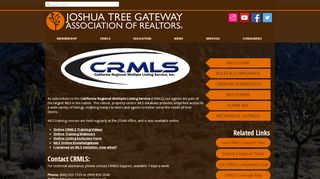 
                            6. CRMLS Login and Info | Joshua Tree Gateway Association of ...