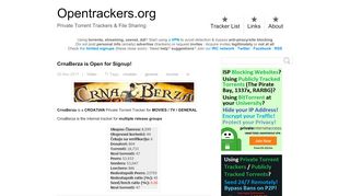 
                            2. CrnaBerza is Open for Signup! - Private Torrent Trackers & File Sharing