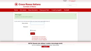 
                            7. Croce Rossa Milano - login