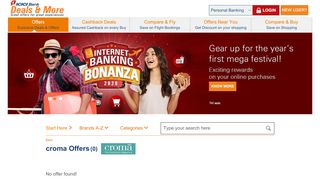 
                            13. croma Offers, Coupons, Promo codes – ICICI Bank