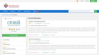 
                            12. Croma Reviews, Croma.com online shopping reviews, Rating, Fraud ...