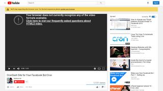 
                            6. CronDash Site for Your Facebook Bot Cron - YouTube