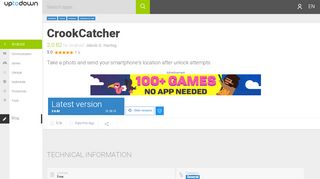 
                            4. CrookCatcher 2.0.8 for Android - Download