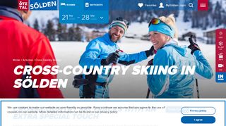 
                            12. Cross-country skiing & Nordic ski trails in Sölden Tirol Austria - Soelden