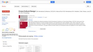 
                            12. Cross-Cultural Design: 6th International Conference, CCD 2014, Held ...