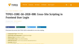 
                            8. Cross-Site Scripting in Frontend User Login - typo3.org