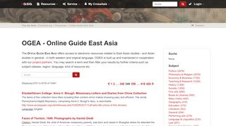 
                            8. CrossAsia | Online Guide East Asia