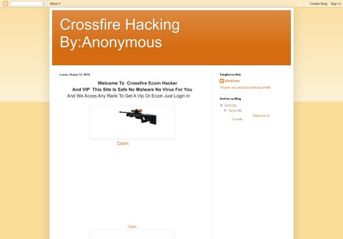 
                            12. Crossfire Hacking By:Anonymous