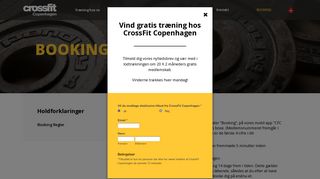 
                            9. CrossFit Copenhagen - Booking Regler