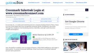 
                            3. Crossmark Salestrak Login at www.crossmarkconnect.com | Guide ...