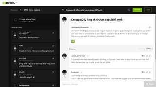 
                            9. Crossout 2 & Ring of elysium does NOT work - GeForce Forums
