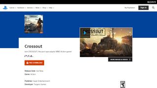 
                            8. Crossout Game | PS4 - PlayStation
