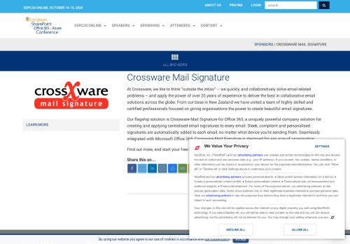 
                            8. Crossware Mail Signature - European SharePoint, Office 365 & Azure ...