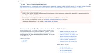 
                            12. Crowd Command Line Interface - Confluence - JIRA - Atlassian