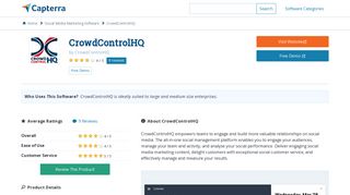 
                            4. CrowdControlHQ Reviews and Pricing - 2019 - Capterra