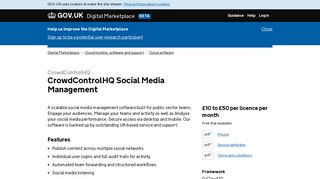 
                            9. CrowdControlHQ Social Media Management - Digital Marketplace