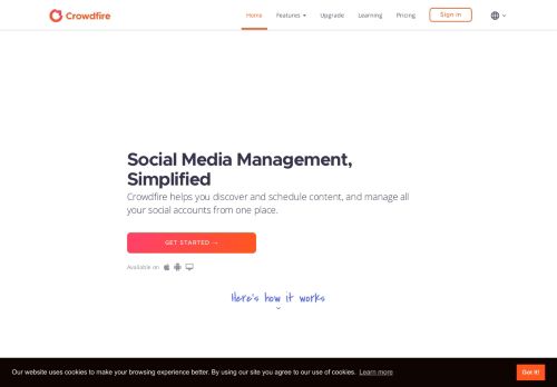 
                            7. Crowdfire - Social Media Engagement App for Twitter & Instagram