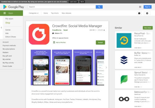 
                            7. Crowdfire: Your Smart Marketer - Google Play のアプリ