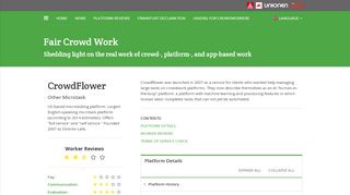 
                            9. CrowdFlower - Fair Crowd Work