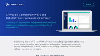 
                            11. Crowdskout - The CRM Platform That Powers Advocacy