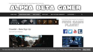 
                            6. Crowfall – Beta Sign Up | Alpha Beta Gamer