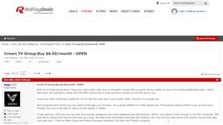 
                            8. Crown TV Group Buy $6.50/month - OPEN - RedFlagDeals.com Forums