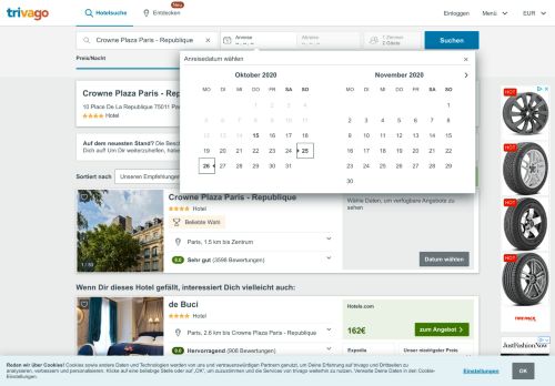 
                            12. Crowne Plaza Paris - Republique, Paris - trivago.at