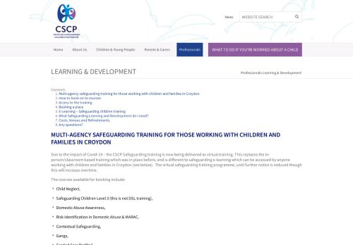 
                            11. Croydon Safeguarding Children Board Learning & Development ...