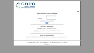 
                            4. CRPO user account - Terida
