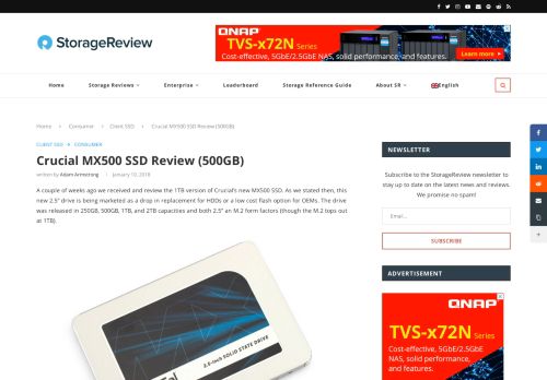 
                            7. Crucial MX500 SSD Review (500GB) | StorageReview.com - Storage ...