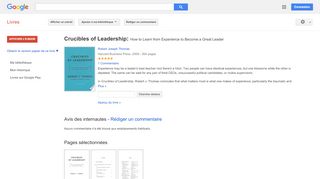 
                            7. Crucibles of Leadership: How to Learn from Experience to ...