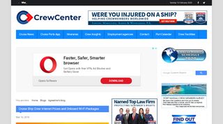 
                            9. Cruise Ship Crew Internet Prices and Onboard WI-FI Packages | Crew ...