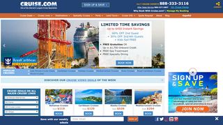 
                            2. Cruise.com - Find the best Cruise Deals and Discount Cruises